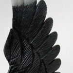 Aguila en piedra con base de Amatista - Imagen 5