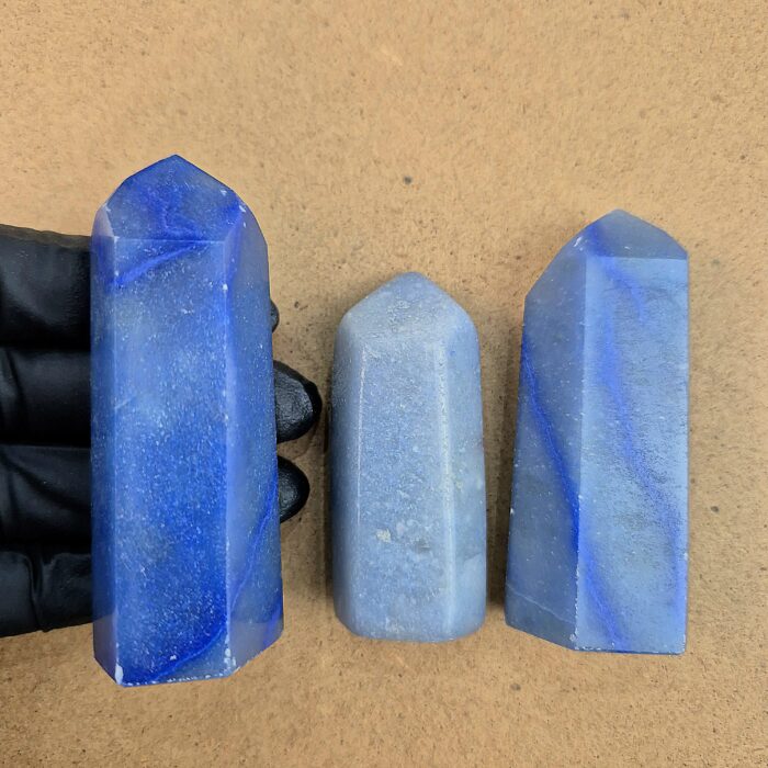 CMO37 Obelisco de Cuarzo azul - Imagen 1