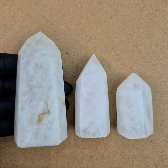 CMO38 Obelisco de Cuarzo blanco - Imagen 1