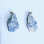 Dije bruto s/e de Cuarzo azul - Imagen 2