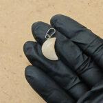 Dije luna de Aventurina Amarilla - Imagen 2