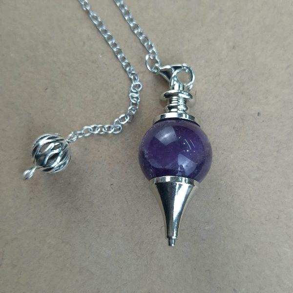 PENDES14 Pendulo con engarce de Amatista - Imagen 1