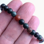 Pulsera 6mm de Jaspe Sangre de Dragón