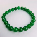Pulsera 8mm de Ágata verde - Imagen 2