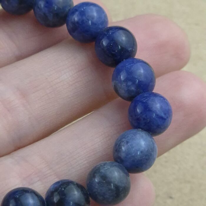 PU8MM 100 Pulsera 8mm de Sodalita Dark Blue - Imagen 1