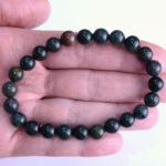 Pulsera 8mm de Heliotropo 1era - Imagen 2