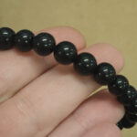 Pulsera 8mm de Obsidiana negra