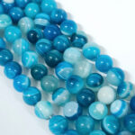 Tira 10mm de Ágata azul - Imagen 3