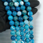 Tira 10mm de Ágata azul