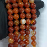 Tira 10mm de Cornalina agata