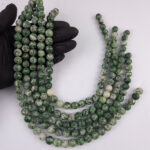 Tira 10mm de Ágata musgosa mate - Imagen 2