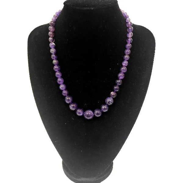 COESF14 Collar en esferas de Amatista - Imagen 1