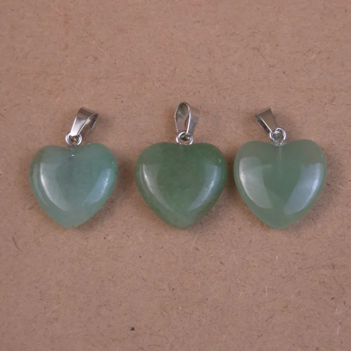 DCO46-1.webp Dije corazón de Cuarzo verde - Imagen 1