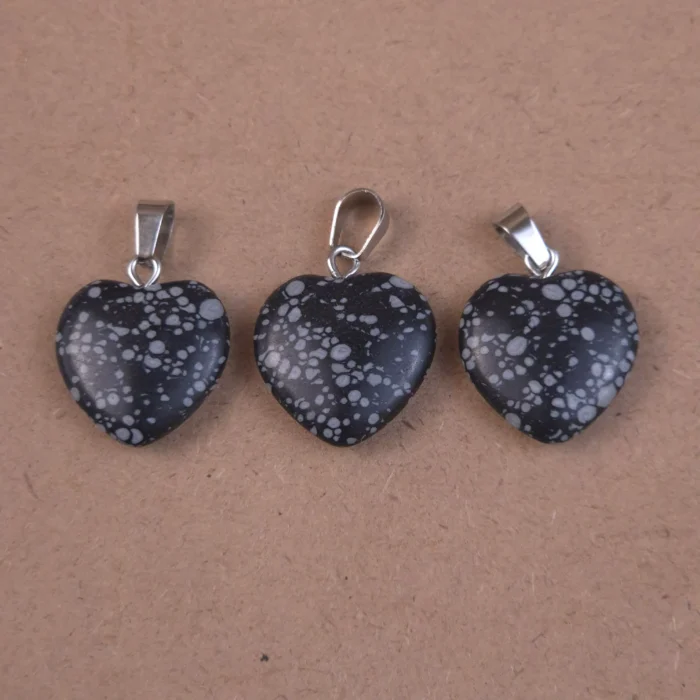 DCO78-1.webp Dije corazón de Obsidiana nevada - Imagen 1