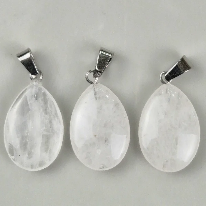 Dije gota de Cuarzo Cristal - Imagen 1