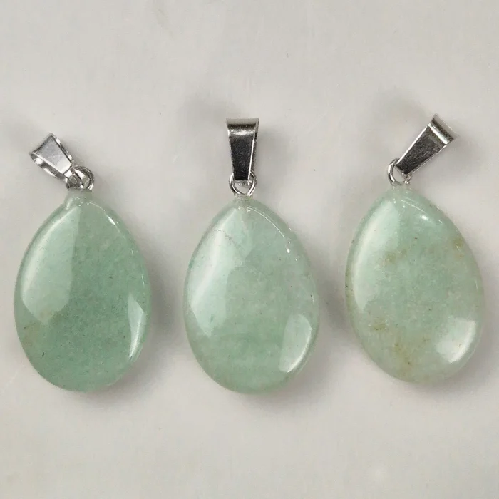 DGT46-1.webp Dije gota de Cuarzo verde - Imagen 1