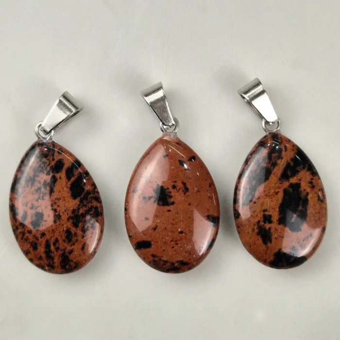 DGT75-1.webp Dije gota de Obsidiana Caoba - Imagen 1