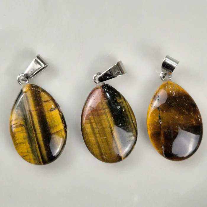 Dije gota de Ojo de tigre - Imagen 1