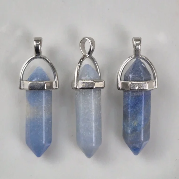 DHE37-1.webp Dije hexagonal de Cuarzo azul - Imagen 1