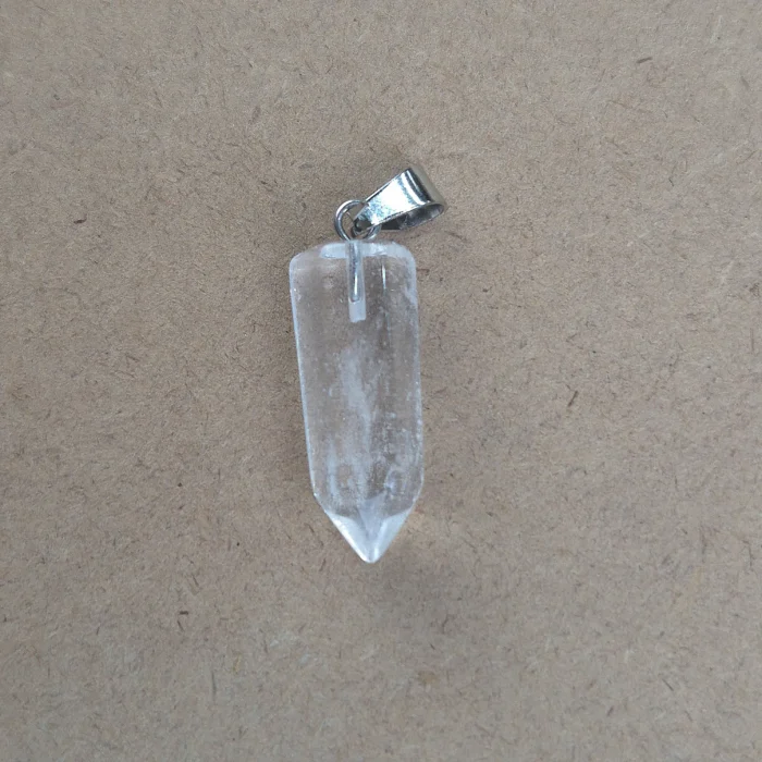 Dije Lápiz de Cuarzo Cristal - Imagen 1