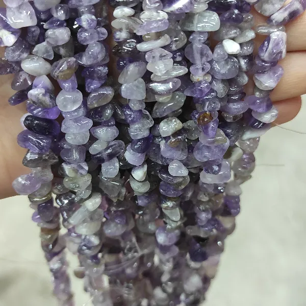 E_8-12M 14 Collar escalla 8-12mm de Amatista - Imagen 1