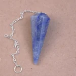 Pendulo facetado de Cuarzo azul - Imagen 2