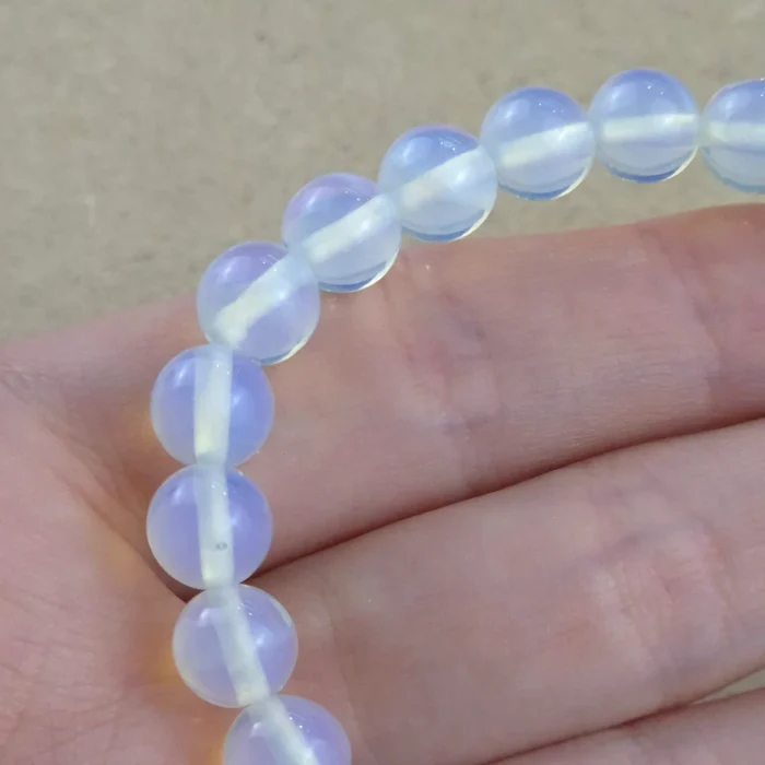 Pulsera 8mm de Opalina - Imagen 1