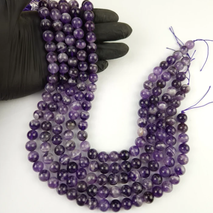 Tira 10mm de Amatista Chevron - Imagen 1