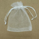 Bolsa Organza Blanca chica