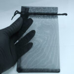 Bolsa Organza Negra grande - Imagen 2