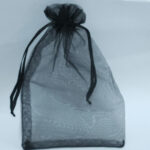 Bolsa Organza Negra grande