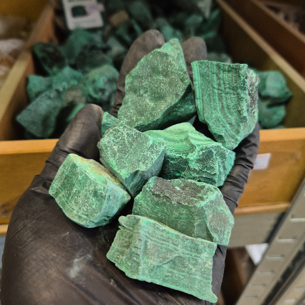 PBM 73 Piedra en bruto de Malaquita - Imagen 1