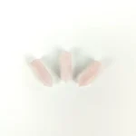 Pico facetado y perforado de Cuarzo rosa - Imagen 2