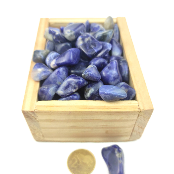 PR(1-2)100 Piedra rolada de 1 a 2 cm de Sodalita - Imagen 1