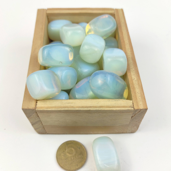 PR(2-3)83 Piedra rolada de 2 a 3 cm de Opalina - Imagen 1