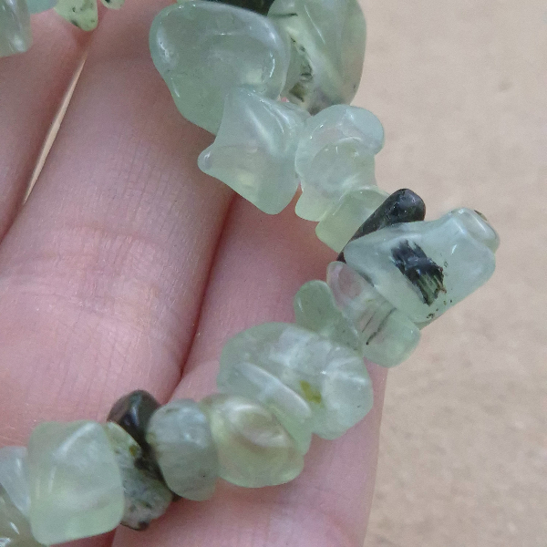 PUESC 108 Pulsera escalla de Prehnita - Imagen 1