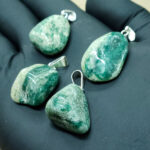 Dije rolado s/e de Jade verde - Imagen 2