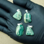 Dije rolado s/e de Jade verde