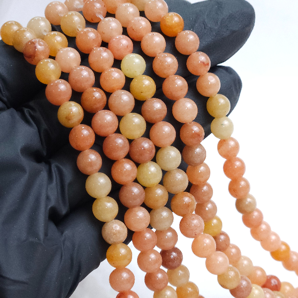 Aventurina naranja Tira 6mm de Aventurina Naranja - Imagen 1