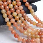 Tira 6mm de Aventurina Naranja - Imagen 2