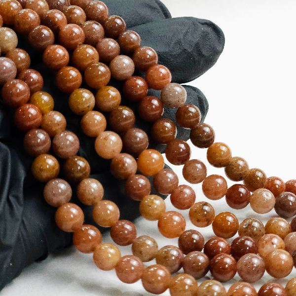 Aventurina red Tira 8mm de Aventurina Red - Imagen 1