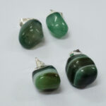 Dije rolado c/e  Ágata verde - Imagen 4