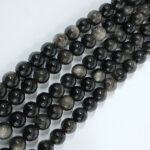 Tira 10mm de Obsidiana Plateada - Imagen 2