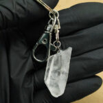 Llavero bruto s/e de Cuarzo Cristal Puntas - Imagen 2