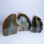 Agata con base de Ágata marrón