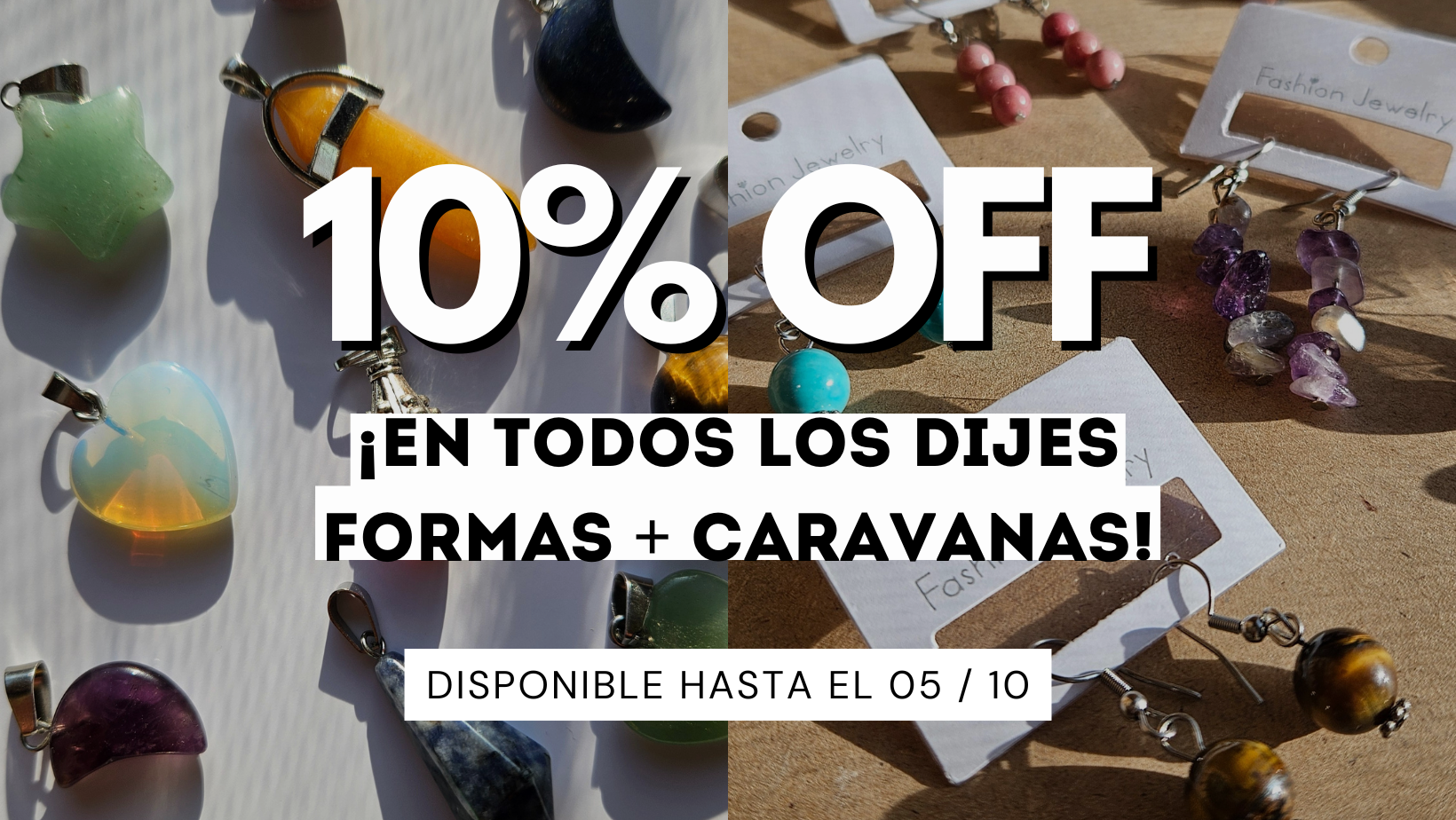 Portada para Facebook Descuento 50% OFF Compras Online Simple Rosa y Rojo