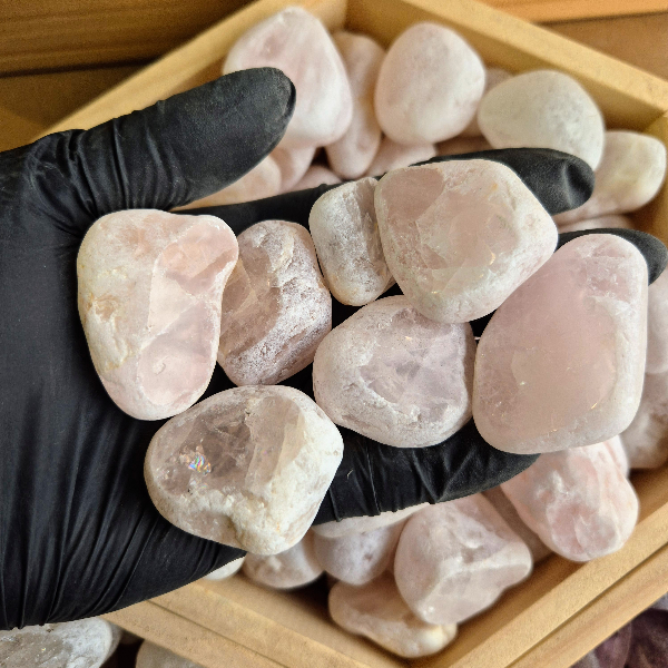 Principal Huevo Emma de Cuarzo rosa - Imagen 1