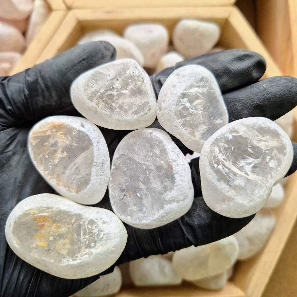 Principal Huevo Emma de Cuarzo cristal - Imagen 1