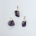 Dije rolado c/e Amatista Intensa