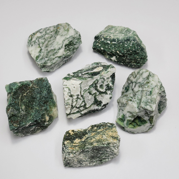 Principal Piedra en bruto de Ágata Musgo - Imagen 1